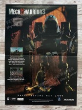 1999 Mech Warrior 3 Fold-Out 10.5