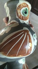 Picasso Madoura Ceramic Ramie 542 Wood Owl With COA picture