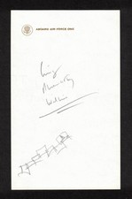 PRESIDENT John F. Kennedy NOT SIGNED Handwritten Note Civil Rights AIR FORCE ONE picture