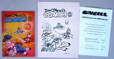 Original Cover Art Plus Comic + COA: Dan O'Neill's Comics and Stories #2, 1971 picture