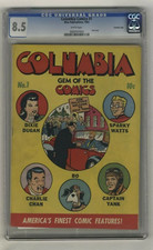 Columbia Comics #1 (1943) CGC 8.5 - Crowley Copy picture