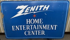 1960s huge • ZENITH • indoor store sign picture