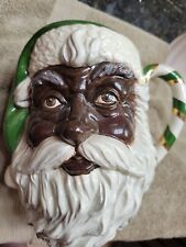 ☆☆Prototype Royal Doulton AFRICAN SANTA D6704 Character Jug Candy Cane Rare☆☆ picture