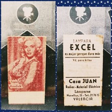 ⭐ 1959 Lampara (Spain) JAYNE MANSFIELD Actress PLAYBOY Playmate Film Star Card picture
