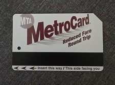 NYC MTA Metro Card (Reduced Fare)- Collectors Item (No Monetary Value) picture