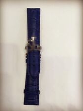 New 22 mm DIVER hiphop Blue Calfskin Strap + Clasp For Jacob & Co watch band picture