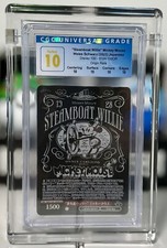 CGC PERFECT 10 Weiss Schwarz Disney 100 Steamboat Willie (S104-100OR) picture