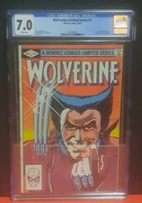 WOLVERINE Limited Series #1 1982 CGC 7.0   Black Line Variant  picture