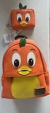 Disney Parks Orange Bird Loungefly Backpack and Wallet BNWT picture