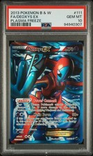 PSA 10 DEOXYS EX 111/116 | Plasma Freeze Full Art Pokemon Card pop 34  picture