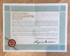 Rolex Certificate Blank SUBMARINER 1680 5512 EXPLORER 1655 SEA DWELLER 1665 70’s picture