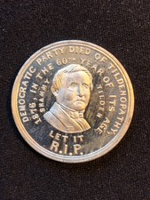 Samuel J. Tilden 1876 United States Presidential Campaign Satirical Medal picture