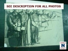 Noblespirit  3970 Important Peter Arno Signed Charcoal Drawing  picture