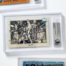 1995 Topps Star Wars Galaxy Luke with the Gang BGS AUTO signed by John Williams picture