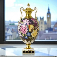 Royal Crown Derby Prestige Artistry Repton Vase Fine Bone China PRESVA62144 picture