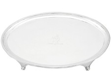 Antique George III Sterling Silver Salver by Henry Chawner 436g Width 17.6cm picture