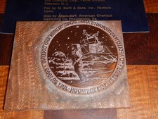 NASA - Apollo 11 - Moon Landing Print Plate 1969 - One of a kind picture
