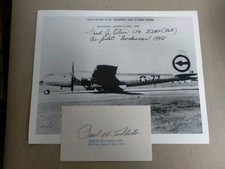 Bockscar B29 Dropped 2nd Atomic Bomb Nagasaki Japan 9.8.1945 Pilots Autographed  picture