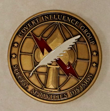 Central Intelligence Agency CIA Special Activities Division CIG Challenge Coin picture