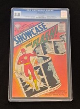 SHOWCASE #4 CGC Graded 3.0 Off-White Unrestored 1st SA FLASH 1956 TIME PAY picture