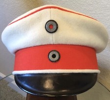 Imperial German,WW 1, Very Rare, Mint, Garde Du Corps Officer’s Visor Cap picture