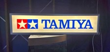 RARE 1980’s TAMIYA MODELS ILLUMINATED DEALERSHIP SHOWROOM GARAGE SIGN - FERRARI picture