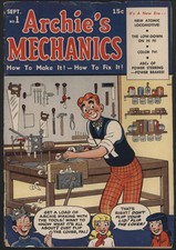 Archie's MECHANICS #1, 1954, Archie Comics picture