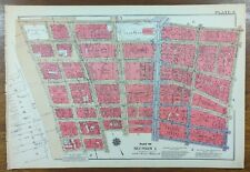 Vintage 1934 WORLD TRADE CENTER SITE MANHATTAN NEW YORK CITY ~ BROMLEY Land Map  picture