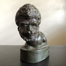 RARE ANTIQUE JEAN PIERRE DANTAN FRENCH BRONZE STATUETTE PONCE DE LEON LION MAN picture