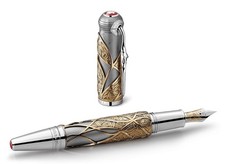 MontBlanc Writers Series Brothers of Grimm Fountain Pen Medium Nib Unused picture
