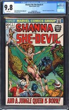 Shanna the She-Devil 1 CGC 9.8 WHITE PAGES picture