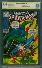 AMAZING SPIDER-MAN #93 ⭐ CBCS 9.6 SIGNED STAN LEE ⭐ 1st Arthur Stacy Marvel 1971 picture