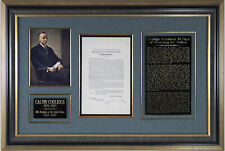 CALVIN COOLIDGE - PRESIDENTIAL PROCLAMATION SIGNED 02/03/1924 picture