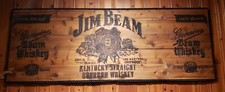 Huge Ultimate Bar Backdrop JIM BEAM Wood Burnt Cedar Bar Mural picture