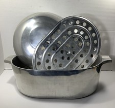 Vintage Magnalite GHC Roaster Dutch Oven 17qt Cookware Trivet HUGE Like 4269 picture