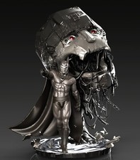 FM Studios Marvel Magneto vs Sentinel Head Polystone Diorama Statue Model picture