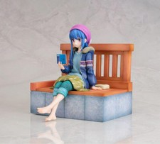 Laid-Back Yurucamp Shima Rin Foot Bath Reading 1/7 Figure WonderfulWorks PVC ABS picture