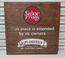 Senor Frogs Las Vegas - Original Bar Sign 20x20 (Closed 2024) picture