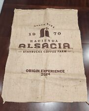 Starbucks Costa Rica 2024 Origin Experience Coffee Burlap Beans Bag 28