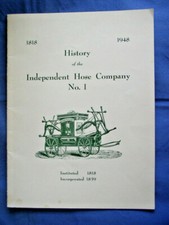1818-1948 History of the Independent Hose Company Frederick Md 24 Page Book picture