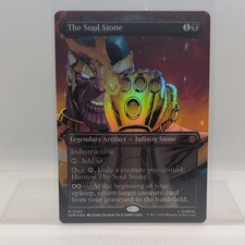 Magic the Gathering The Soul Stone (Borderless) Marvel's Spider-Man SPM MTG FOIL picture