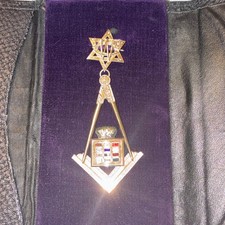 Vintage 1923 Royal Arch Chapter Freemason Master Masonic Medal Pin Ross Whiton picture