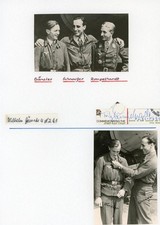 Fritz Rumpelhardt & Wilhelm Gänsler-Clipped Signatures (Night Fighter Aces/KC) picture