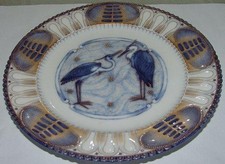 Bing and Grondahl Heron Plate from 1886-1888 23,5cm picture