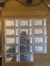 Harry Potter Tcg Wizard Of The Cost Chamber Of Secret CoS Full Set Psa 9 picture