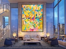 Sale Caribbean Delight ORIGINAL Abstract Painting 60