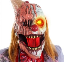 6.5 Ft Animatronic I Scream Clown Halloween picture