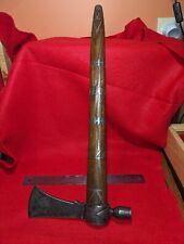 Antique Inlaid Trade AXE    Arrowheads Indian Pipes, Fine picture