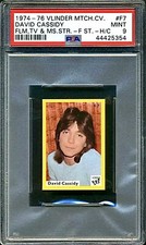 1974 DAVID CASSIDY 1/1 PSA 9 *RARE* “THE PARTRIDGE FAMILY” ((RARE VLINDER)) picture