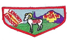 Lemonti Lemooto Lodge 365 F2 Twill Flap Mountainview Council Boise, ID picture